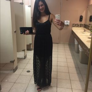 Miss Selfridge Black Chevron Formal Dress Size 2